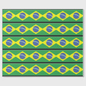 Brasilien-Flagge Geschenkpapier (Flach)