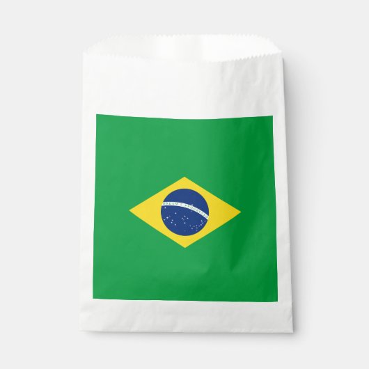 Brasilien-Flagge Geschenktütchen (Vorderseite)