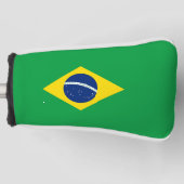 Brasilien-Flagge Golf Headcover (Vorderseite)