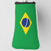 Brasilien-Flagge Golf Headcover (Rotieren 90)