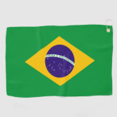 Brasilien-Flagge Golfhandtuch (Horizontal)