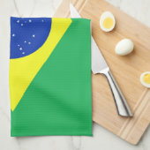 Brasilien-Flagge Handtuch (Viertel Falte)