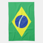 Brasilien-Flagge Handtuch (Vertikal)