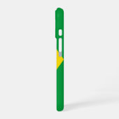 Brasilien-Flagge iPhone 16 Hülle (Linke Seite)