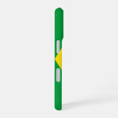 Brasilien-Flagge iPhone 16 Hülle (Rechte Seite)