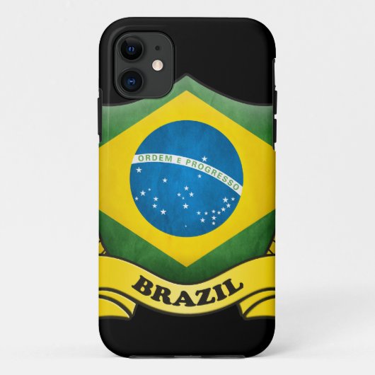 Brasilien-Flagge iPhone 5 Abdeckung Case-Mate iPhone Hülle (Rückseite)