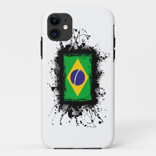 Brasilien-Flagge iPhone 5 Fall Case-Mate iPhone Hülle (Rückseite)