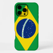 Brasilien-Flagge iPhone Hülle (Rückseite)