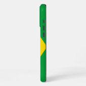 Brasilien-Flagge iPhone Hülle (Linke Seite)