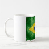 Brasilien-Flagge Kaffeetasse (Links)