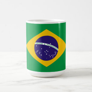 Brasilien-Flagge-Kaffeetasse Kaffeetasse