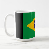 Brasilien-Flagge-Kaffeetasse Kaffeetasse (Links)