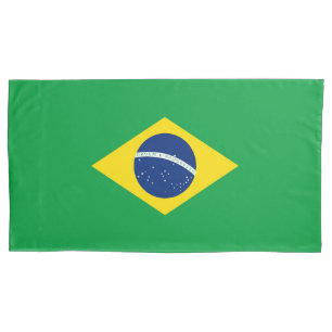 Brasilien-Flagge Kissenbezug