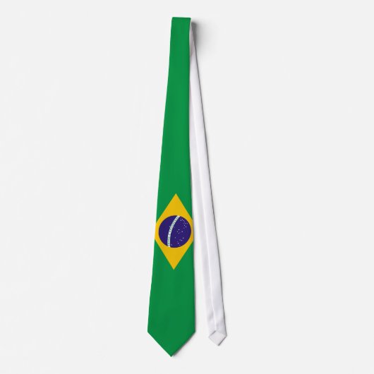 Brasilien-Flagge Krawatte (Vorderseite)
