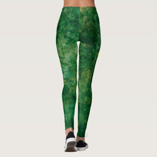 Brasilien-Flagge Leggings (Rückseite)
