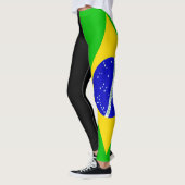 Brasilien-Flagge Leggings (Links)
