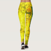 Brasilien-Flagge Leggings (Rückseite)