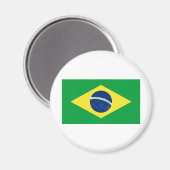 Brasilien-Flagge Magnet (Vorderseite/Rückseite)