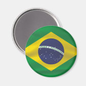 Brasilien-Flagge Magnet (Vorderseite/Rückseite)