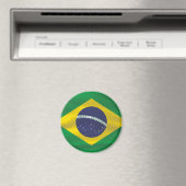 Brasilien-Flagge Magnet (In Situ (Geschirrspüler))