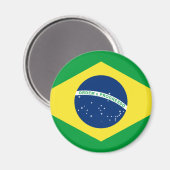 Brasilien-Flagge Magnet (Vorderseite/Rückseite)