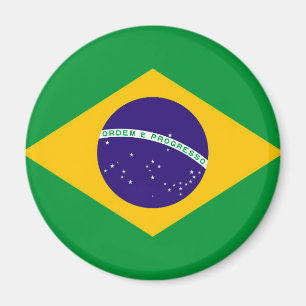 Brasilien-Flagge Magnet
