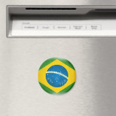 Brasilien_Flagge Magnet (In Situ (Geschirrspüler))