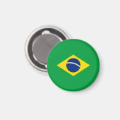 Brasilien-Flagge Magnet (Vorderseite/Rückseite)