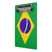 Brasilien-Flagge Mini Klemmbrett (Gewinkelt2)
