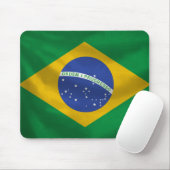 Brasilien-Flagge Mousepad (Mit Mouse)