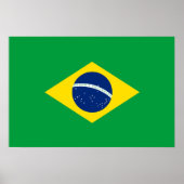 Brasilien-Flagge Poster (Vorne)