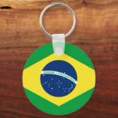 Brasilien-Flagge Schlüsselanhänger (Vorderseite)