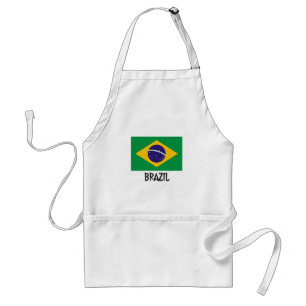 Brasilien-Flagge Schürze
