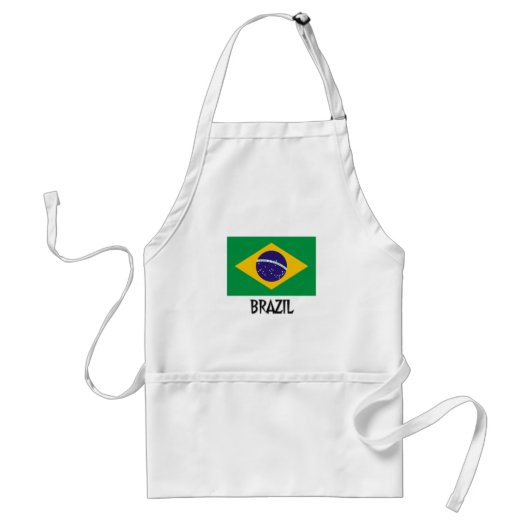 Brasilien-Flagge Schürze (Vorne)