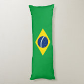 Brasilien-Flagge Seitenschläferkissen (Rückseite (Vertikal))