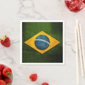 Brasilien-Flagge Serviette (Beispiel)