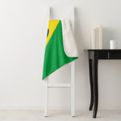 Brasilien-Flagge Sherpadecke (Beispiel)
