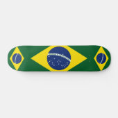 Brasilien-Flagge Skateboard (Horizontal)