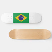 Brasilien-Flagge Skateboard (Horizontal)
