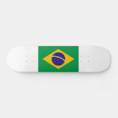 Brasilien-Flagge Skateboard (Horizontal)