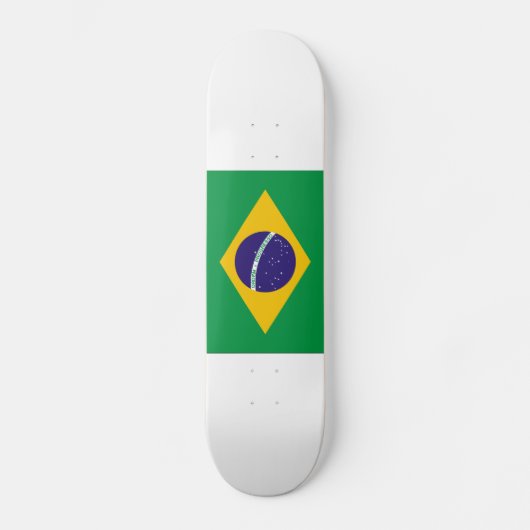 Brasilien-Flagge Skateboard (Vorderseite)