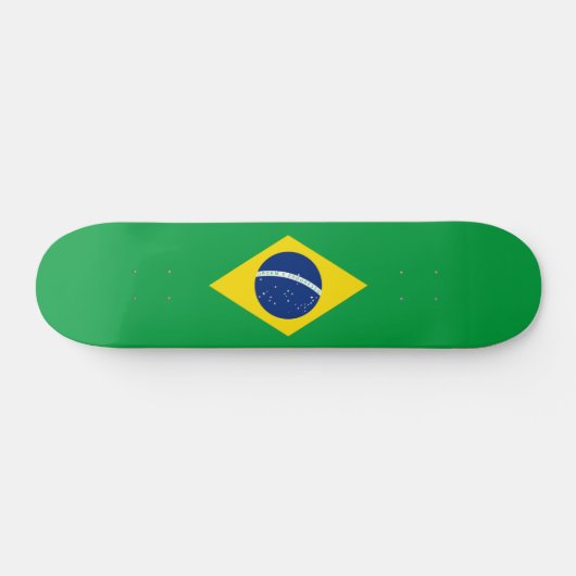 Brasilien-Flagge Skateboard (Horizontal)