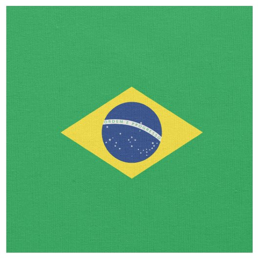 Brasilien-Flagge Stoff (Nahaufnahme)