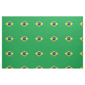 Brasilien-Flagge Stoff (Fat Quarter (45,7 x 55,9 cm))