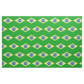 Brasilien-Flagge Stoff (Fat Quarter (45,7 x 55,9 cm))
