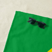 Brasilien-Flagge Strandtuch (Beispiel)