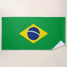 Brasilien-Flagge Strandtuch