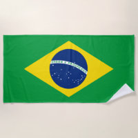 Brasilien Flagge Strandtuch