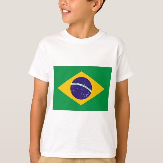 Brasilien-Flagge T-Shirt (Vorderseite)