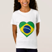 Brasilien-Flagge T-Shirt (Vorderseite)